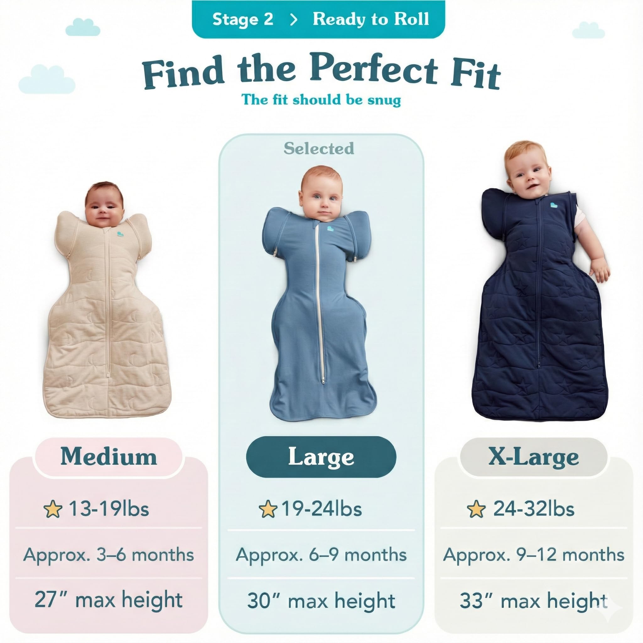 Love to Dream Swaddle UP Transition Bag Warm, Pink Silly Goose, Extra Large, 24-32 lbs, Patented Zip-Off Wings, Gently Help Baby Safely Transition from Being Swaddled to Arms Free