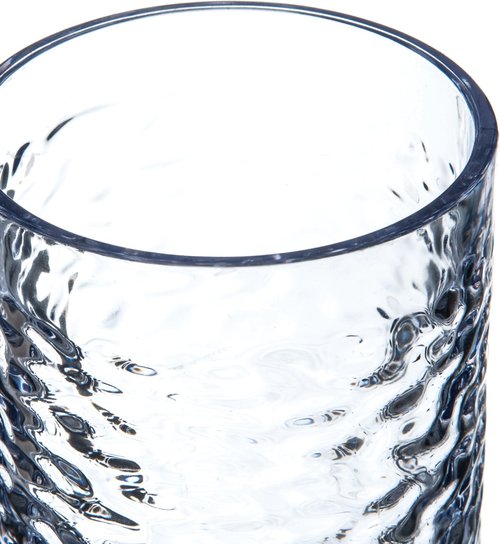 Carlisle FoodService Products Pebble Optic Pebble Tumbler Plastic Tumbler for Restaurants, Catering, Kitchens, Plastic, 11.9 Ounces, Clear, (Pack of 24)