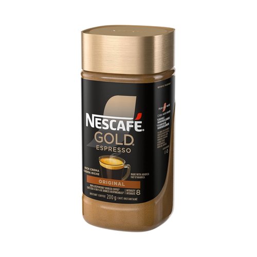 NESCAFE Gold Espresso Instant Coffee - Rich Flavor, 200g (7.1 oz) | Premium Quality Brew