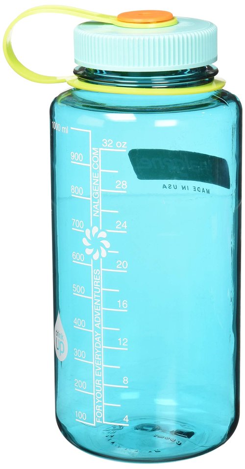 Nalgene Wide Mouth Bottle, 32 oz, Cerulean