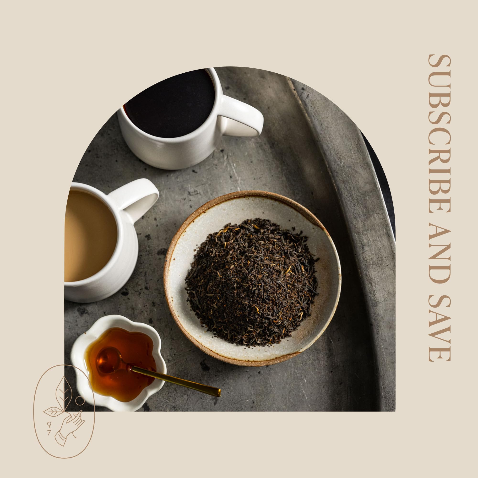 Rishi Tea English Breakfast Tea - Organic Loose Leaf Pure Black Tea, Energizing & Caffeinated, Ideal for Hot or Iced Tea - 16 Ounces, 45+ Servings