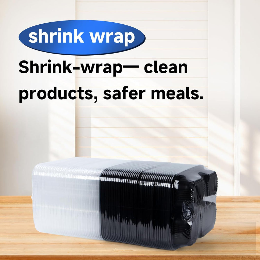 Skiennix To Go Containers - 34 oz Leakproof Meal Prep | 40 Pack BPA-Free Plastic | Microwave & Freezer Safe