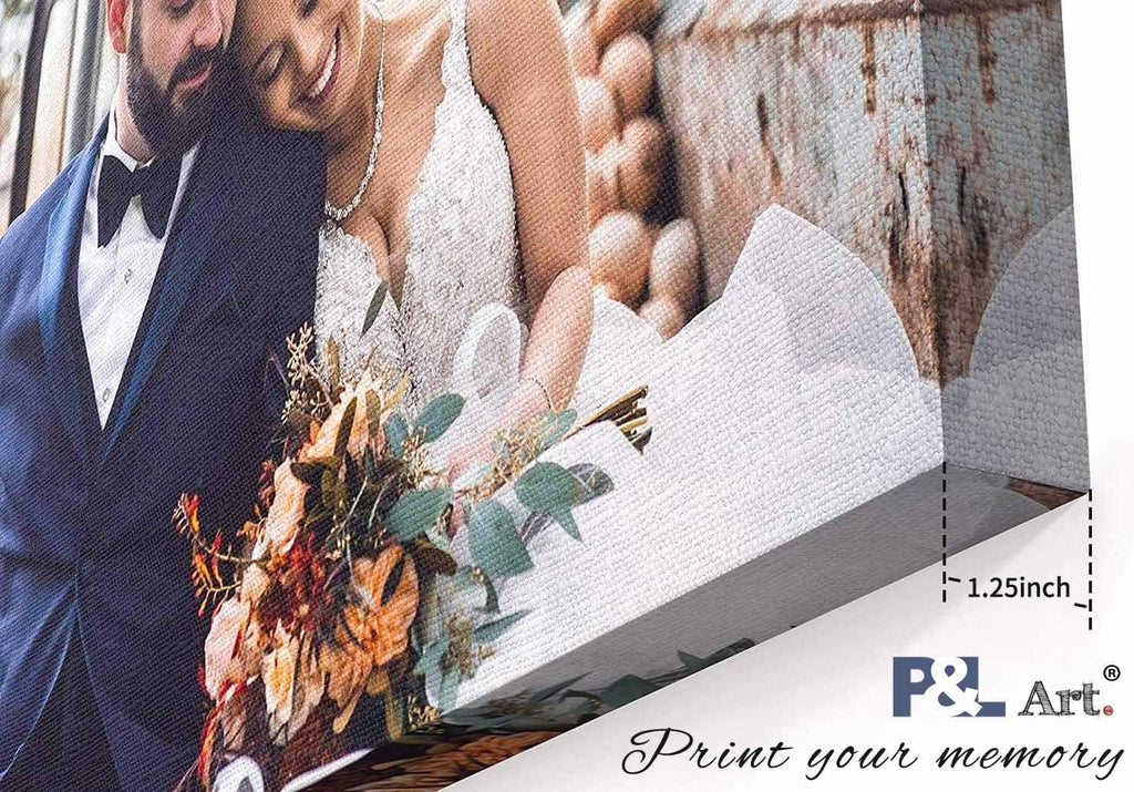 Skiennix Personalized Canvas Prints - Custom Framed Wall Art (16x20) | Transform Your Photos into Stunning Decor