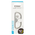 Nite IZE B-Series Dual Carabiner, Stainless Steel Heavy Duty Everyday Carry Carabiner, Size #4