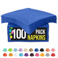 Party Solids Dark Blue Napkins Disposable Everyday 100 Pcs 2 Ply Dark Blue Dinner Napkins Bulk For Parties & Party Supplies