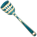 Totally Bamboo Baltique Mykonos Collection 12-1/2" Wooden Slotted Spatula, Safe for Nonstick