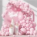 Awenztech Balloon Arch Kit - 120pcs Light Pink Latex Balloons in Various Sizes for Baby Shower & Birthday Party Decor