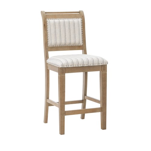 Linon Home Decor Products Newton Grey Counter Stool, Gray Wash