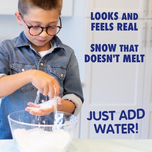 Large Instant Snow by As Seen on Shark Tank | Create Fluffy Cloud Slime Effortlessly