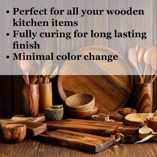 Refined Walnut Oil for Wooden Kitchen Items and More-Premium Wood Finish, Conditioner & Sealer, Food Safe, Long-Lasting, Protects and Seals. Light Color - USA Made (9 fl.oz)