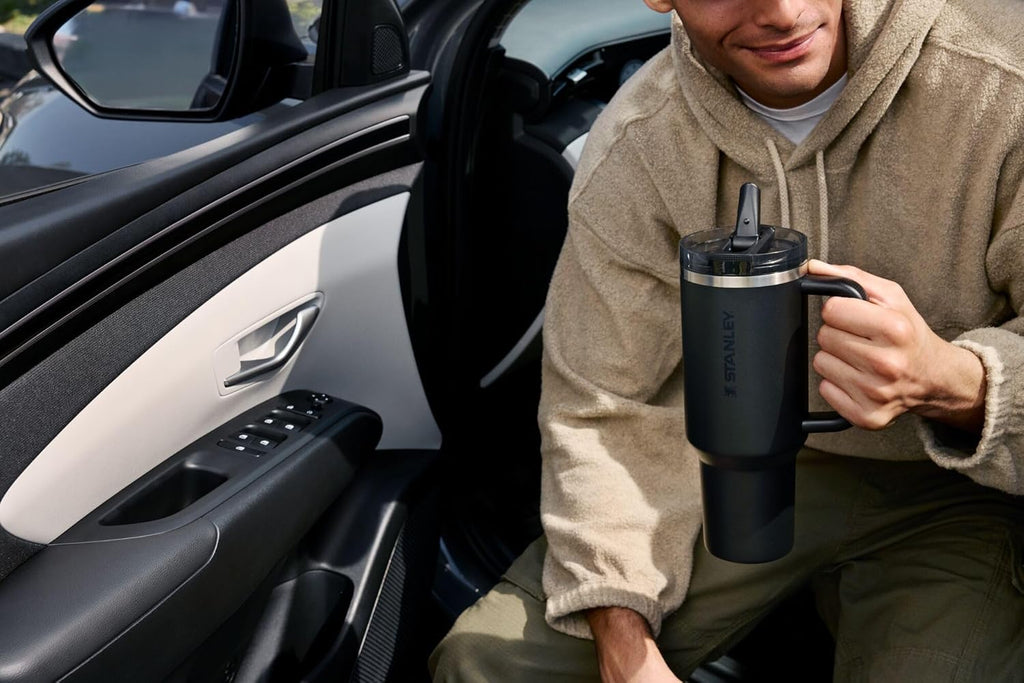 STANLEY Quencher ProTour 30 oz Tumbler - Leakproof Lid, Built-In Straw & Handle | Insulated, BPA-Free, Cupholder Compatible | Chalk