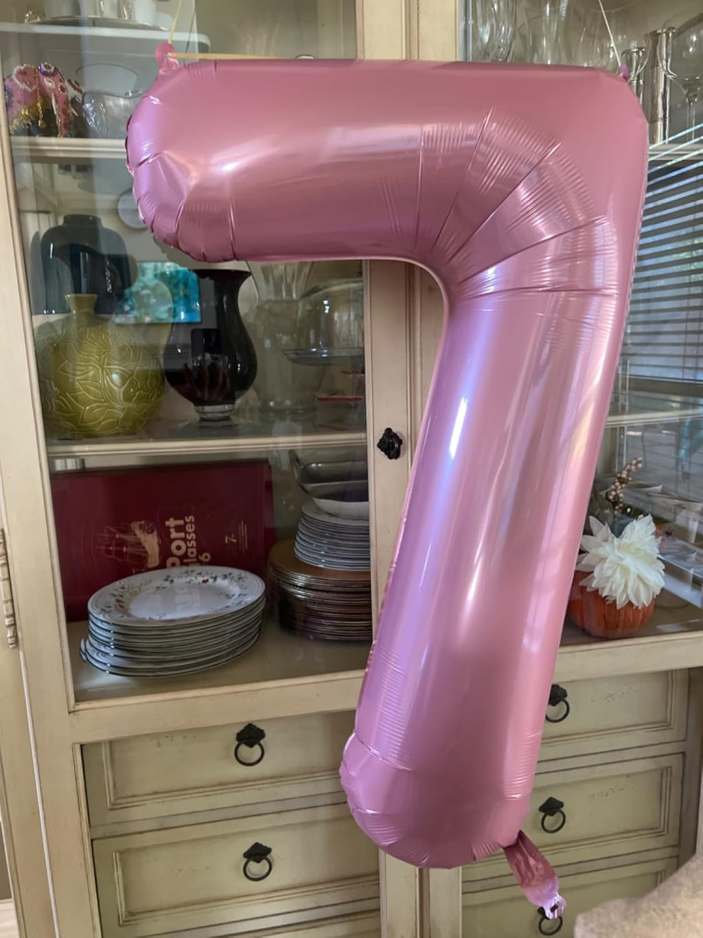Pastel Pink Number 7 Balloon by [Brand Name] - 40 Inch Birthday Decoration for All Ages | Perfect for Engagements, Weddings & Graduations