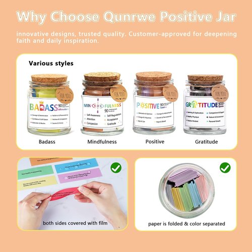 You are Awesome Jar-Motivational Positive Affirmation Cards,Self Care Thoughtful Encouragement Inspirational Gifts for Women Men Teen Girls Daughter Son Friends Coworker,Thank You Appreciation Gifts