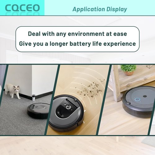 CQCEO Replacement Battery for ILIFE V3s Pro V5s Pro V50 V8s X750 Vacuum Cleaner 14.4V/3400mah