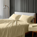 Full Sheets │ 100% Viscose Derived from Bamboo │ Ultra Soft Fitted Sheets with 4 Elastic Straps │ 18 Inch Deep Pocket │ Cooling for Hot Sleepers