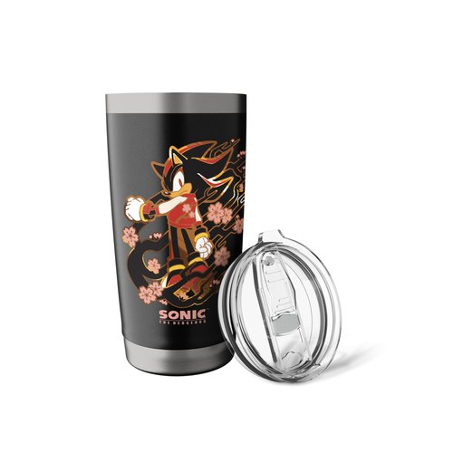 Sonic the Hedgehog - Shadow with Cherry Blossoms Stainless Steel Insulated Tumbler
