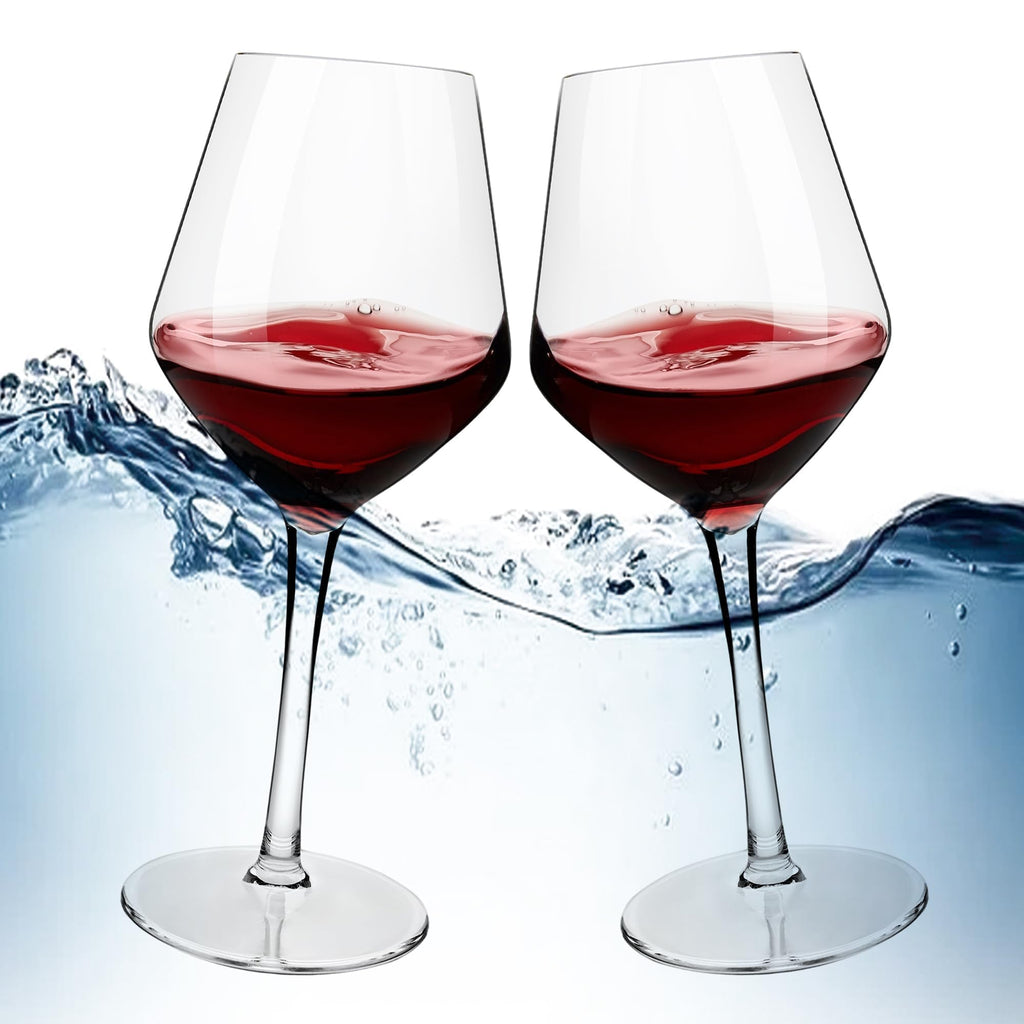MICHLEY Unbreakable Stemmed Wine Glass 100% Tritan Plastic Dishwasher available Glassware 15 oz, Set of 6