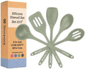 Starpack 'Stir & Serve' Silicone Cooking Utensils Set (5 Pcs) - 10.5" - Kitchen Utensil Set Heat Resistant to 600°F - Kitchen Utensils for Nonstick Cookware - Silicone Utensil Set for Mixing & Cooking