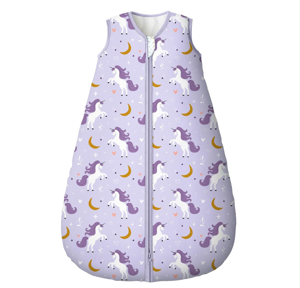 Yoofoss Baby Sleep Sack - 100% Organic Cotton Wearable Blanket for 6-12 Months | TOG 2.5, 2-Way Zipper