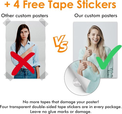 Custom Poster Print - Create Your Own Personalized 16x16 Photo Poster | High-Quality Printing Service