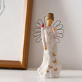 NAN ZAI NAN FANG Sympathy Angel Figurines - Hand-Painted Resin Statues for Loss | Serenity Prayer Gifts