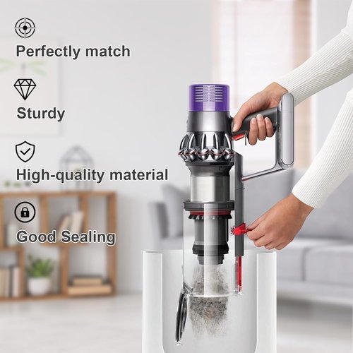 Dyson Large Bin Replacement & Filter - Compatible with V10 SV12 Animal/Absolute Models | No. 969509-01 & 969082-01