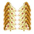 10 PCS Pizza Balloons Set, 23 inch Pizza Party Decoration for Birthday, Foil Mylar Food Celebration Party Balloon Supplies for Pizza Favors