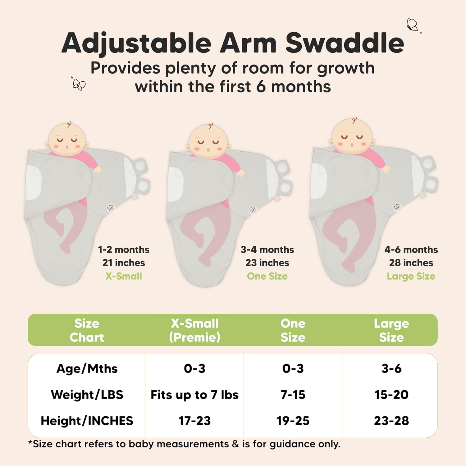 Skiennix Organic Baby Swaddle Sleep Sacks - Soft & Snug for Newborns 0-3 Months | 3-Pack in The Wild 2