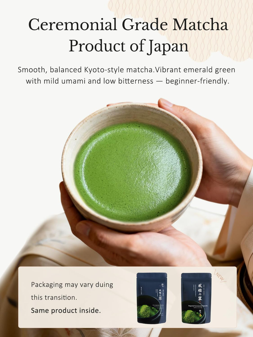 YUZUKI Matcha Powder - Ceremonial Grade Green Tea - First Harvest, Zero Sugar, 100g | USDA & JAS Certified
