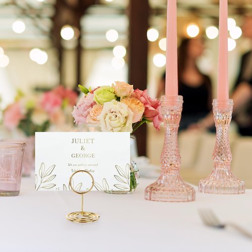 40Pcs Table Number Holders, Place Card Holder, Table Sign Stand, Photo Picture Holders for Centerpieces, Wedding, Party, Birthday