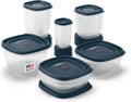 Rubbermaid EasyFindLids Food Storage Containers - Special-Edition Insignia Blue, 42 Pieces