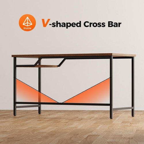 Mericonia 48 inch Computer Desk, Gaming Desk for Small Spaces, Modern Simple Style Table for Home Office, Study Student Writing Table