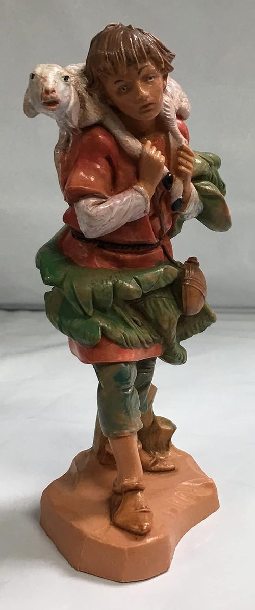 Fontanini by Roman Inc. | 5" Gabriel Shepherd Nativity Figure - Hand Sculpted & Painted