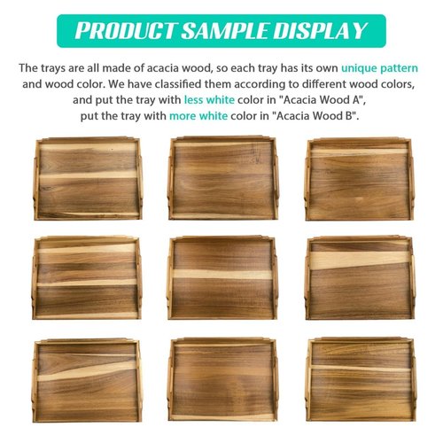 DRELIFAM Lap Desk with Cushion,Wooden Bed Tray Table for Eating,Lap Tray in Recliner,Breakfast Tray,TV Dinner Bed Food Trays (Acacia Wood A)