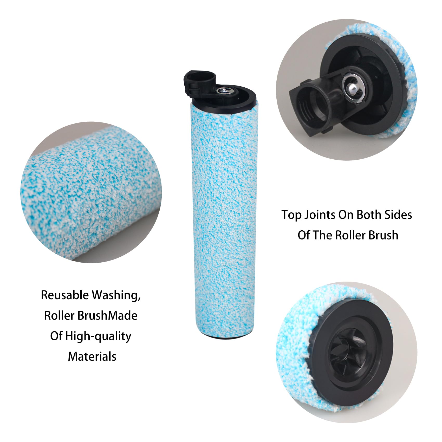 Replacement Brush Roller Compatible with Shark WD261 WD161 AW261 WD101 WD201 WD100 WD200 AW201 WD200C WD201C WD101C HydroVac MessMaster Wet Dry Corded Vacuum (2 Pack)