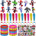 Spidey Birthday Party Supplies, 86Pcs Party Gifts Set for Spidey Theme Party