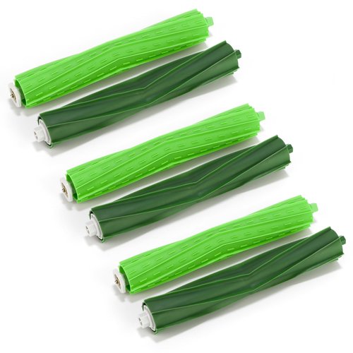 Jusiwow 3 Set Replacement Brushes Compatible with iRobot Roomba E & I & J Series, e5 e6 e7 i1 i1+ i2 i3 i3+ i4 i4+ i6 i6+i7 i7+ i8 i8+ j6+ j7 j7+,Combo i5 i5+j5 j5+ Vacuum Cleaner