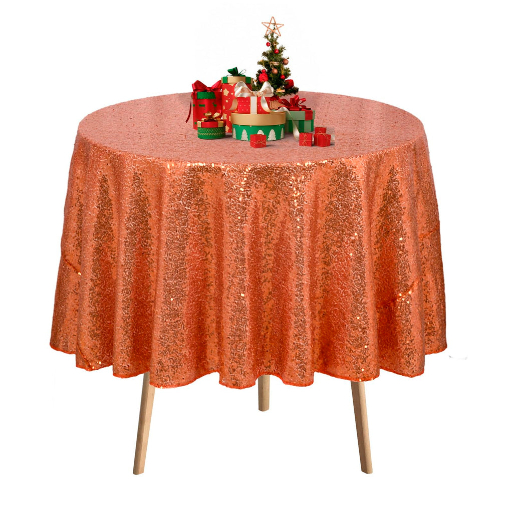 DUOBAO Black Sequin Tablecloth 90x132 Inch Rectangle Table Cloths 8 Ft Christmas Glitter Tablecloths Sequence Table Overlays for Party Wedding (90x132-Inches)