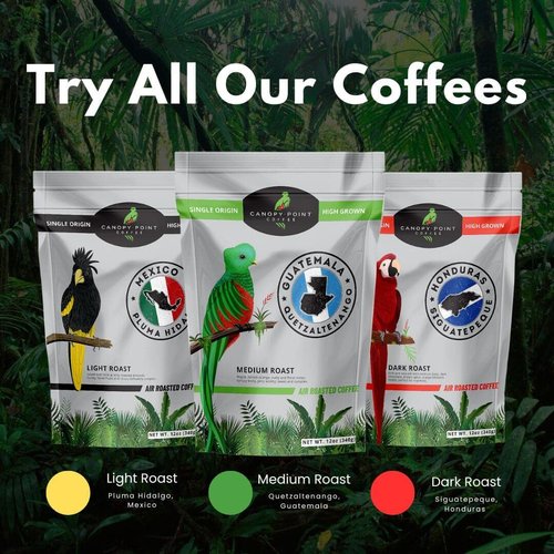 Canopy Point Coffee, Guatemala Medium Roast, Whole Bean, 5lb