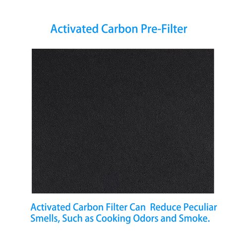 D480 Replacement Filter D4 Compatible with Winix D480 Air Purifier, H13 True HEPA Filter+ 4 Pack Activated Carbon Filters, Item Number 1712-0100-00