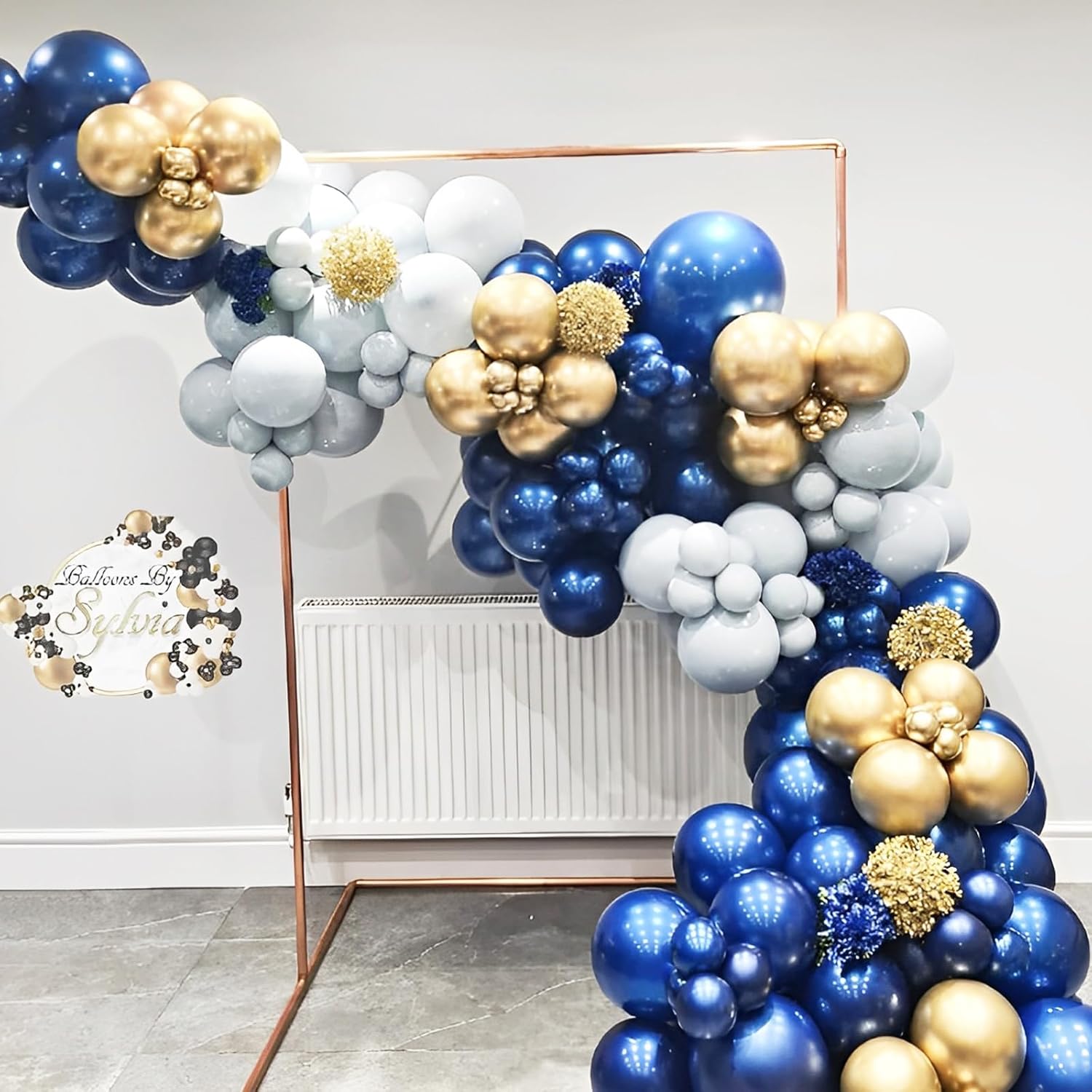Voircoloria Navy Blue Balloons - 12-Inch Dark Blue Latex Party Balloons | 66-Pack for Celebrations