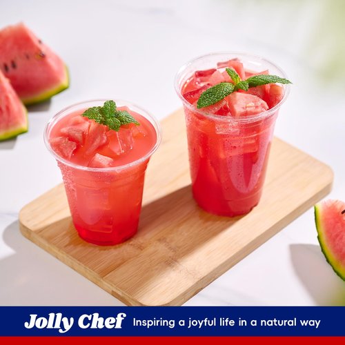 JOLLY CHEF 12 oz Clear Plastic Cups, 1000 Pack Disposable Clear Drinking Cups, Cold Party Drinking Cups for Ice Coffee, Picnics, Ceremonies, BBQ, Wedding, Birthday, Party, Christmas