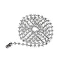 uxcell Pull Chain Extension 3.28 Ft Stainless Steel 6mm Beaded for Light Fan