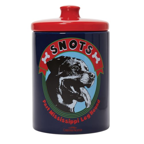 Department 56 National Lampoon's Christmas Vacation Snots the Dog Treat Canister Storage Jar, 7.5 Inch, Multicolor