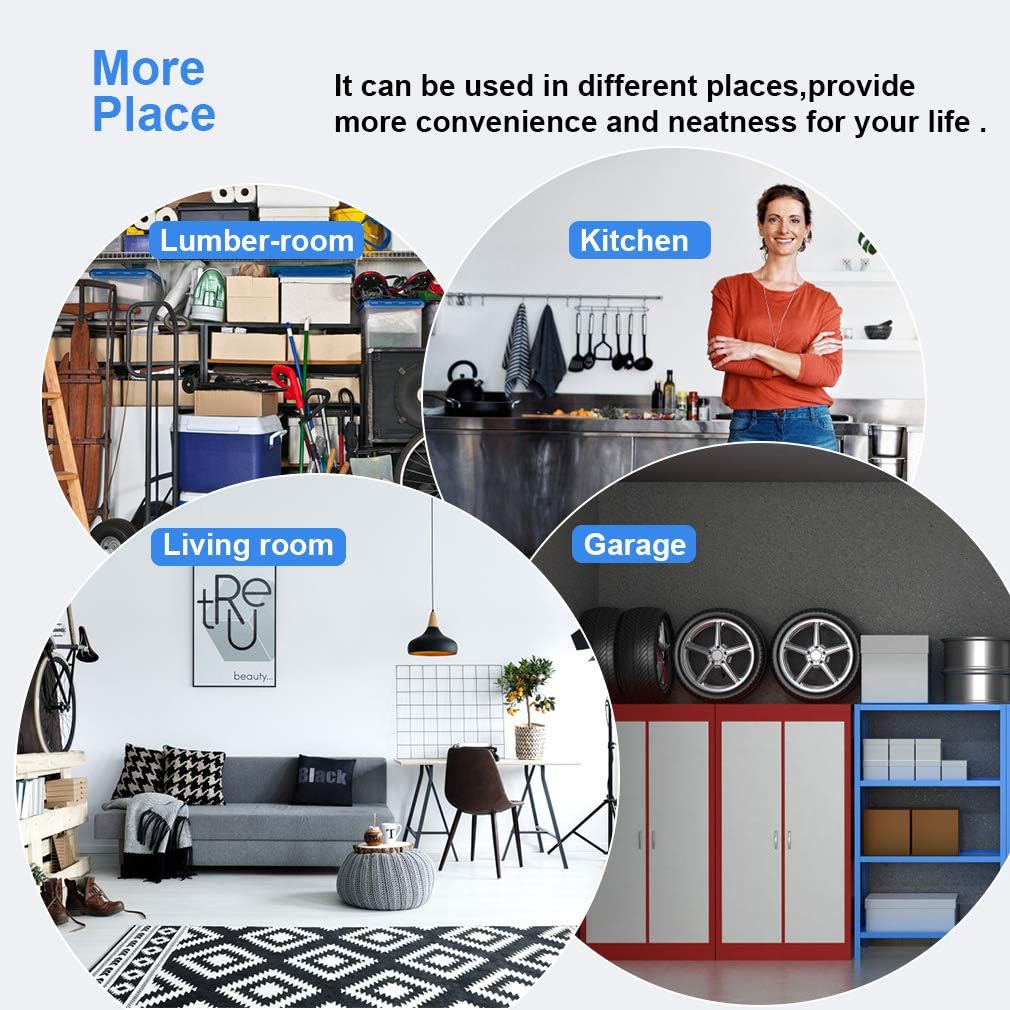 BestOffice | 4-Tier Chrome Wire Storage Shelves | Heavy-Duty Metal | 36x14x54 | Adjustable Racks | Easy No-Tool Assembly