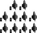 The Pure Pour Liquor Bottle Pourers - Leak-Proof Pour Spouts with Dust Caps – Fits Most Alcohol, Syrup, Olive Oil & Vinegar Bottles – Dishwasher Safe - 10 Pack