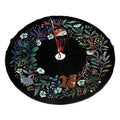 Forest Wreath Christmas Tree Skirt 36" for Xmas Holiday New Year Party Circle Tree Mat Ornaments Decoration