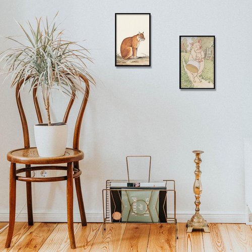 THCASITO Picture Frames 11x17 Black Photo Frames without Mat for Wall Decor, Set of 2