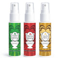 Toilet Spray for Poop 3 Pack, Travel Size Variety, Bathroom Odor Eliminator - Cedar Berry Vanilla