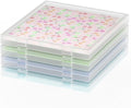 CraftGenes Scrapbook Paper Storage - 4 Pack Stackable Organizers with U-Shaped Locking Mechanism | Ideal for Home, Office & School
